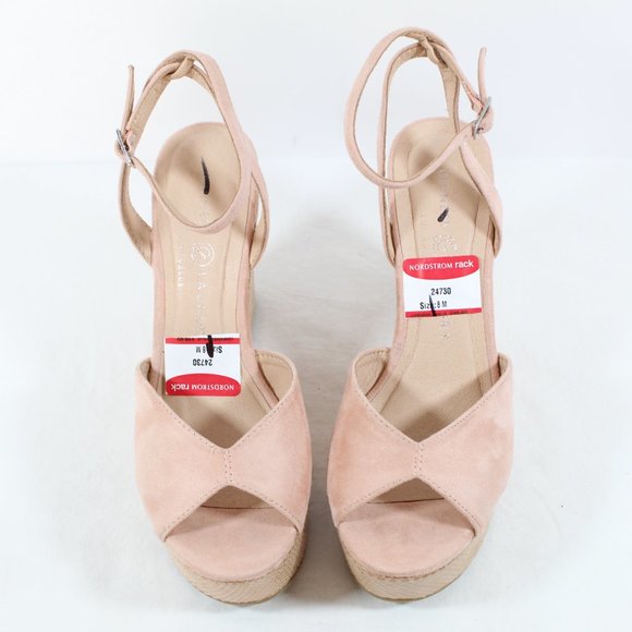 Chinese Laundry Erga Platform Wedge Sandals - Light Pink - Picture 3 of 5